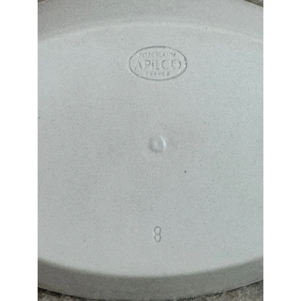 Apilco Porcelain‎ France Oval Ramekin Dish Serving Dish White